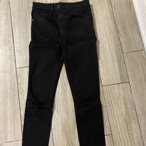 Abercrombie & Fitch ultra high rise super skinny black jeans. Never worn.